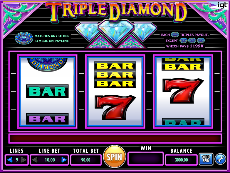 Triple double diamond slot machines